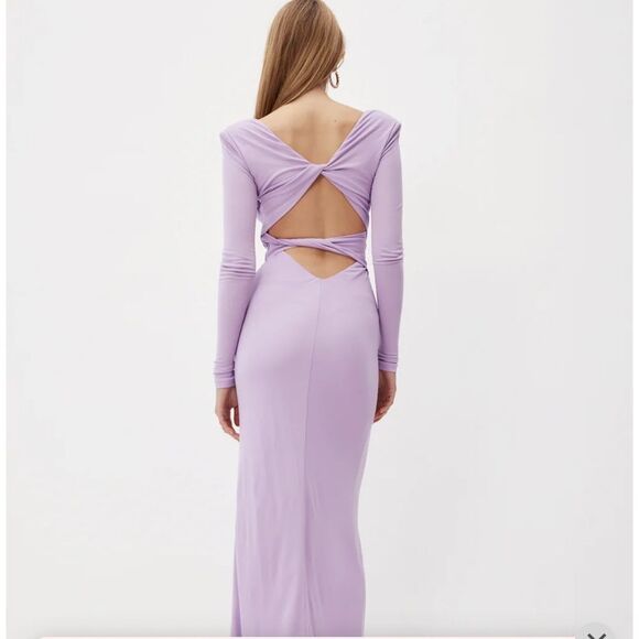 NWT DUNDAS Revolve Orion Lilac Evening Dress US Size Medium/ IT 42 - Picture 6 of 16